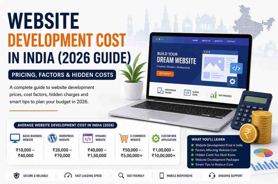 Website Development Cost in India (2026 Guide): Pricing, Factors & Hidden Costs