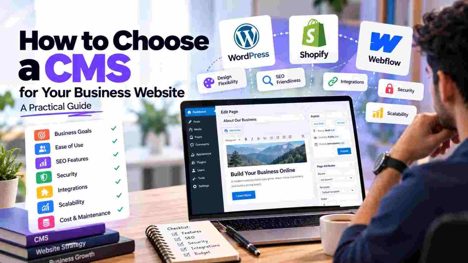 How to Choose a CMS for Your Business Website: A Practical Guide
